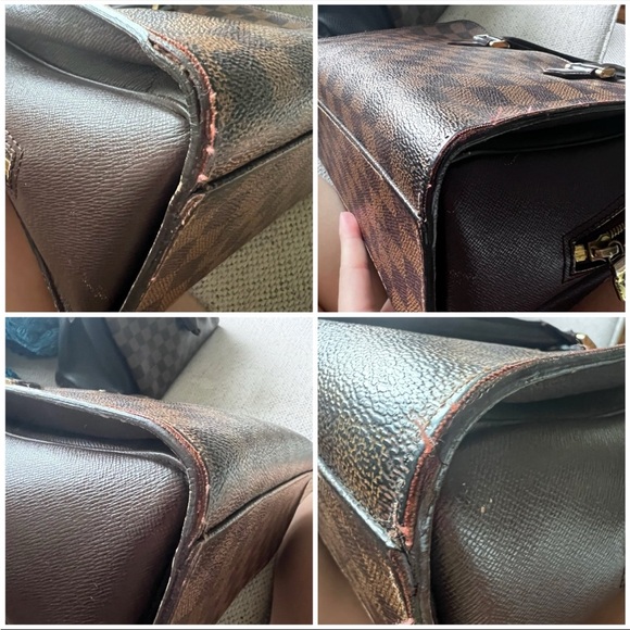 Louis Vuitton Triana Damier Ebene Handbag - Picture 8 of 9